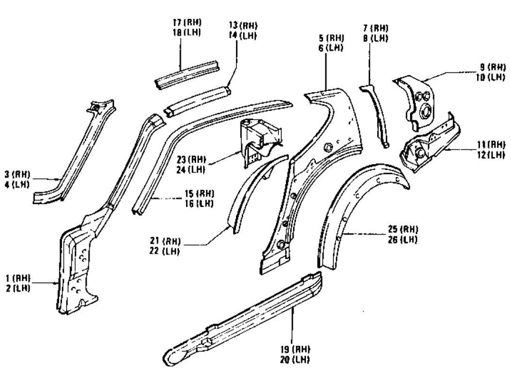 Body Side Panel & Sill Body