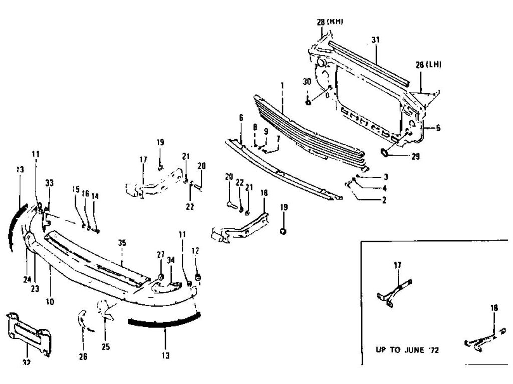 Radiator Grille & Bumper