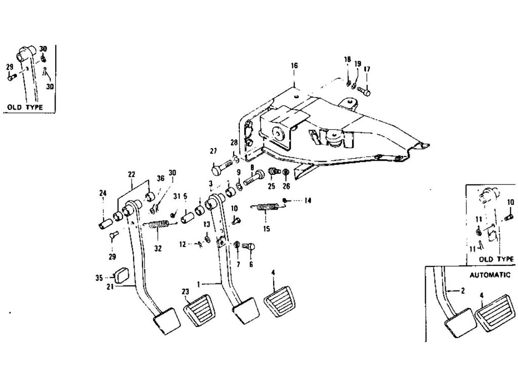 Brake & Clutch Pedal