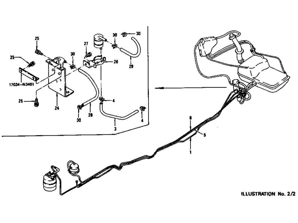 Fuel Piping L24, L26 (To Nov.-'74)