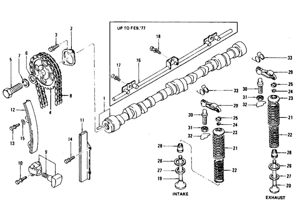 Camshaft & Valve Mechanism